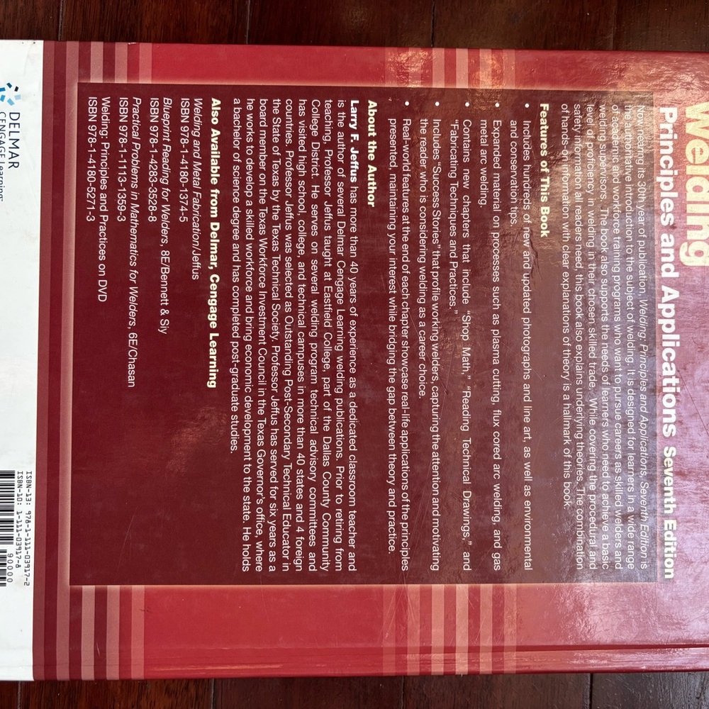 Welding principles and applications seventh edition by Larry Jeffus,used book - Picture 2 of 7